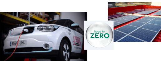 Carga de vehículo eléctrico con placas fotovoltaicas